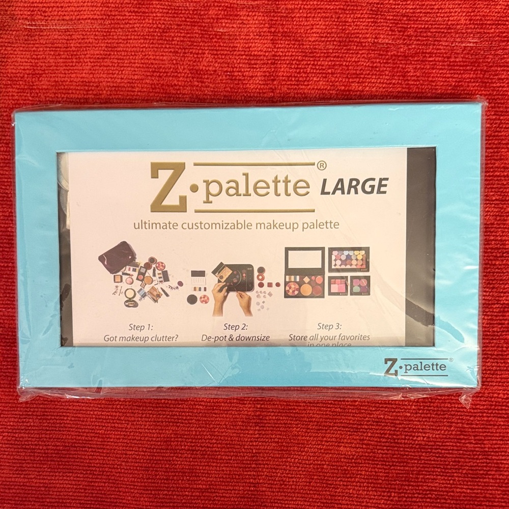 Large Customizable Makeup Palette - Blue